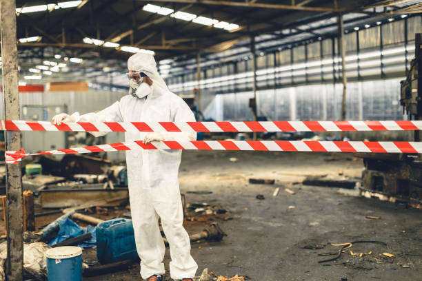 Professional Odor Removal technician working in Puyallup, WA